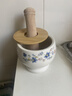 全适家用捣蒜器陶瓷蒜臼子研磨器捣碎捣料器蒜泥器捣姜器捣药罐配盖子 实拍图