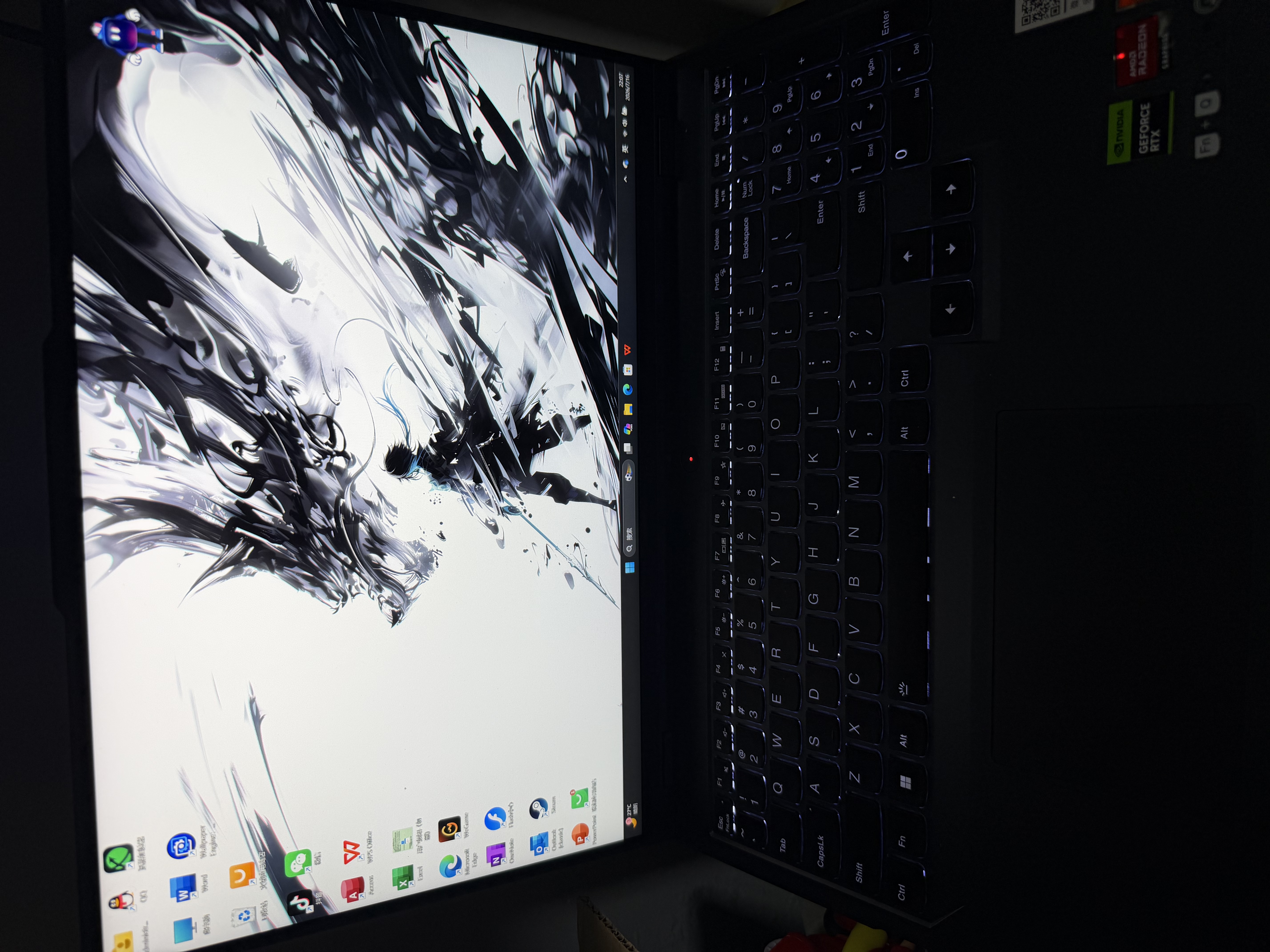 联想（Lenovo) 拯救者15.6寸Y7000/ R9000P高刷电竞吃鸡设计游戏本二手笔记本电脑 95新I7-13代 -RTX4060 Y9000P 32G内存+1TB固态 实拍图