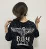 BOY LONDON【满天星】夏季男女同款短袖渐变烫钻印花时尚T恤N01107 黑色 M 实拍图
