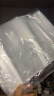 西玛100个特厚文件袋大容量透明按扣袋 A4塑料档案袋子防水学生资料袋试卷收纳袋文件夹办公用品公文袋 【50个特厚】透明白色 实拍图