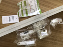 水星家纺窗帘轨道免测量铝合金伸缩滑轮挂钩窗帘配件顶装侧装3.4～4.2米 实拍图