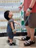 爱宝适儿童防走失牵引绳宝宝防丢失背包手环防丢遛娃两用蓝色狮子 M512 实拍图