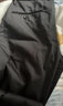 才子休闲裤春夏男士直筒裤商务修身纯色微弹长裤男长绒棉透气 黑色 33 实拍图