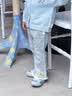 班喜迪女童裤子秋装2026新款洋气休闲长裤宝宝卫裤春秋季儿童公主喇叭裤 灰色 100 实拍图