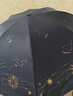 天堂伞 防紫外线晴雨伞三折 便携折叠防晒太阳伞遮阳伞两用伞星河深藏青 实拍图