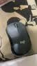 罗技（Logitech）M220 轻音鼠标 无线鼠标 办公鼠标 对称鼠标 带无线微型接收器 灰黑色 实拍图