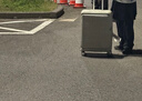 新秀丽行李箱24英寸前开口拉杆箱PARALUX双开门旅行箱KT2岩石灰色密码箱 实拍图