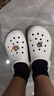 卡骆驰（CROCS）贝雅卡骆班洞洞鞋|205089 白/深蓝-126   43 (270mm)   实拍图