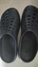 迪卡侬（DECATHLON）游泳男士凉鞋沙滩拖鞋洞洞鞋外穿NABD2028001深蓝色网格款43码 实拍图
