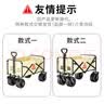 匹克（PEAK）户外露营车折叠坦克轮营地车买菜带娃狗狗宠物推车 实拍图