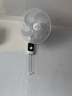 艾美特（AIRMATE）电风扇商用壁扇壁挂式风扇家用安静轻音摇头转页扇餐厅宿舍循环扇食堂遥控墙壁风扇 X12 实拍图