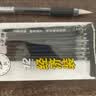 晨光(M&G)文具0.5mm黑色中性笔芯 经济装拔盖子弹头签字笔替芯 碳素黑水笔芯 12支/袋7008 实拍图