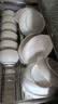 洁雅杰陶瓷盘家用白瓷盘子8英寸中式釉下彩餐盘菜盘汤盘微波炉可用6只装 实拍图
