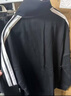 阿迪达斯（adidas）外套男2026春季新款针织立领夹克外套防风棉质运动服 黑白 3XL 实拍图