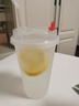 美丽雅奶茶杯一次性咖啡杯带盖500ml*40套珍珠饮料塑料杯加厚果汁杯子 实拍图
