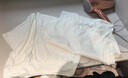 亚朵星球深睡睡衣夏季女士高端睡衣睡裤带胸垫高级 柔云白【短袖长裤】 S 实拍图