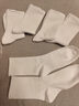 莫代尔5双袜子男长筒新疆棉春夏10A抗菌防臭吸汗白色学生耐磨中筒袜四季 【长筒袜】白色 5双 均码 【60%新疆棉防臭】 实拍图