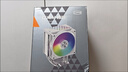 超频3（PCCOOLER）红海H4炫彩 白色CPU风冷散热器（4热管/PWM风扇/顶盖发光/支持12/13代1700/AM4/AM5/133mm高度） 实拍图
