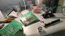 绿林（GREENER）电烙铁套装60W内热式恒温可调温家用大功率焊锡焊枪电焊笔电洛铁 实拍图