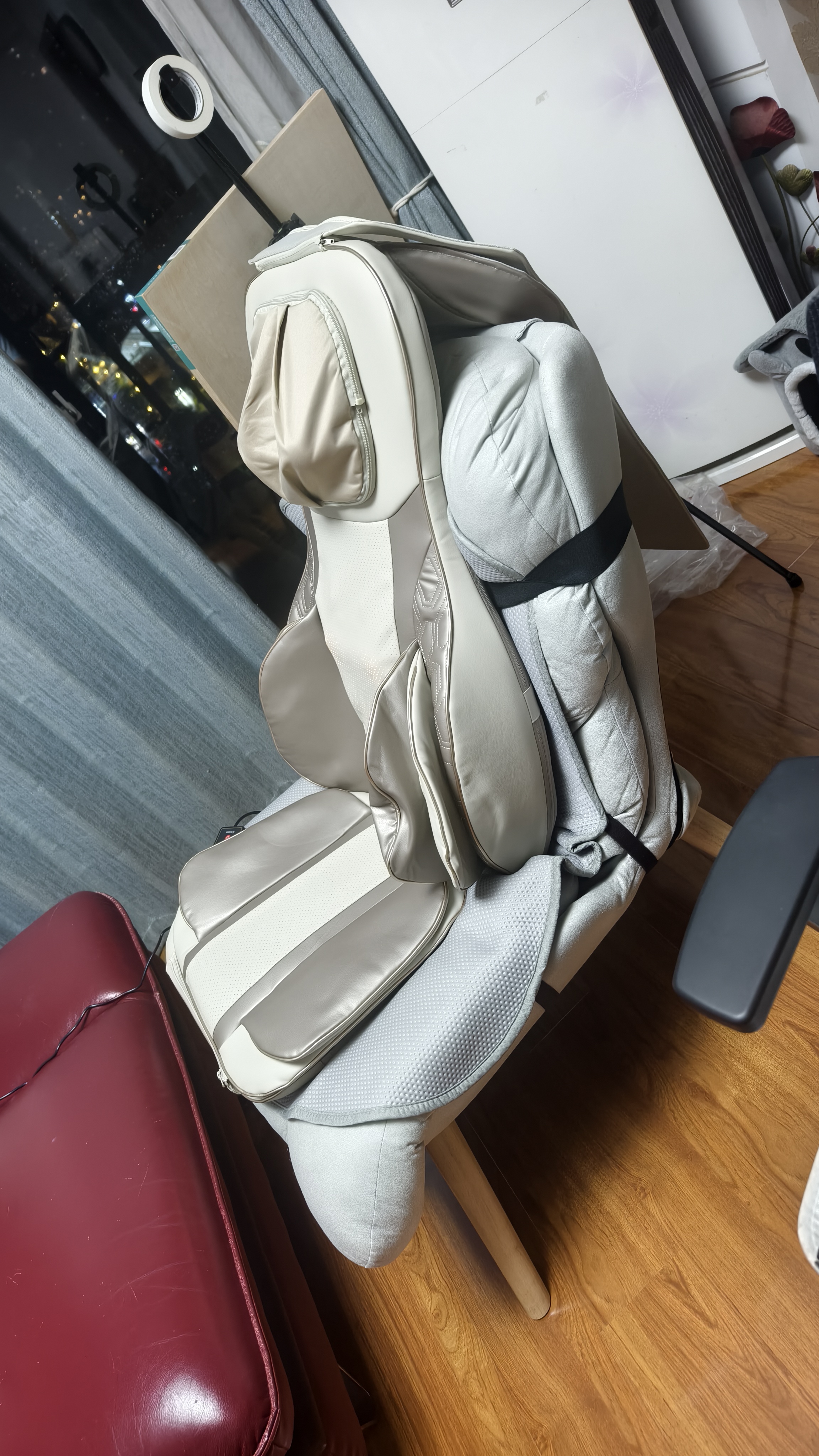 西屋（Westinghouse）分体按摩椅S180/S150按摩靠垫办公室肩颈按摩器腰背臀全身按摩家用气囊按摩垫价保618  父亲节礼物 【双垫提升体验】S180欧米伽-捶背揉肩 【双轨双臂揉锤按摩大 实拍图