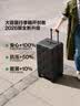 不莱玫大容量行李箱拉杆箱旅行箱密码箱商务托运箱22plus 黑色 实拍图