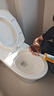 九牧（JOMOO）马桶 家用虹吸式马桶大冲力节水坐便器 防臭瞬冲 易洁抗菌马桶 行业爆款-升级无棱内壁11370-400坑 实拍图