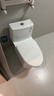 九牧（JOMOO）直冲马桶家用海旋大冲力一级水效大管径畅排抗菌坐便器11357 一级水效直冲式马桶11357 【坑距290-390选择】 305/300mm 实拍图