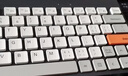 B.O.W航世 K620U有线键盘 办公键盘 超薄便携键盘 79键 台式笔记本巧克力按键小键盘 橙灰黑 实拍图