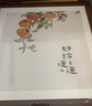 爱墨绘4K实木画框4开油画框拼图素描画海报挂墙木制简约框原木色 实拍图