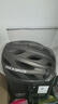 洛克兄弟骑行头盔带风镜山地公路自行车头盔男女一体成型炫彩安全帽 钛色：配1副变色镜片+帽檐 全天可用 XL码（适合头围58-65cm） 实拍图