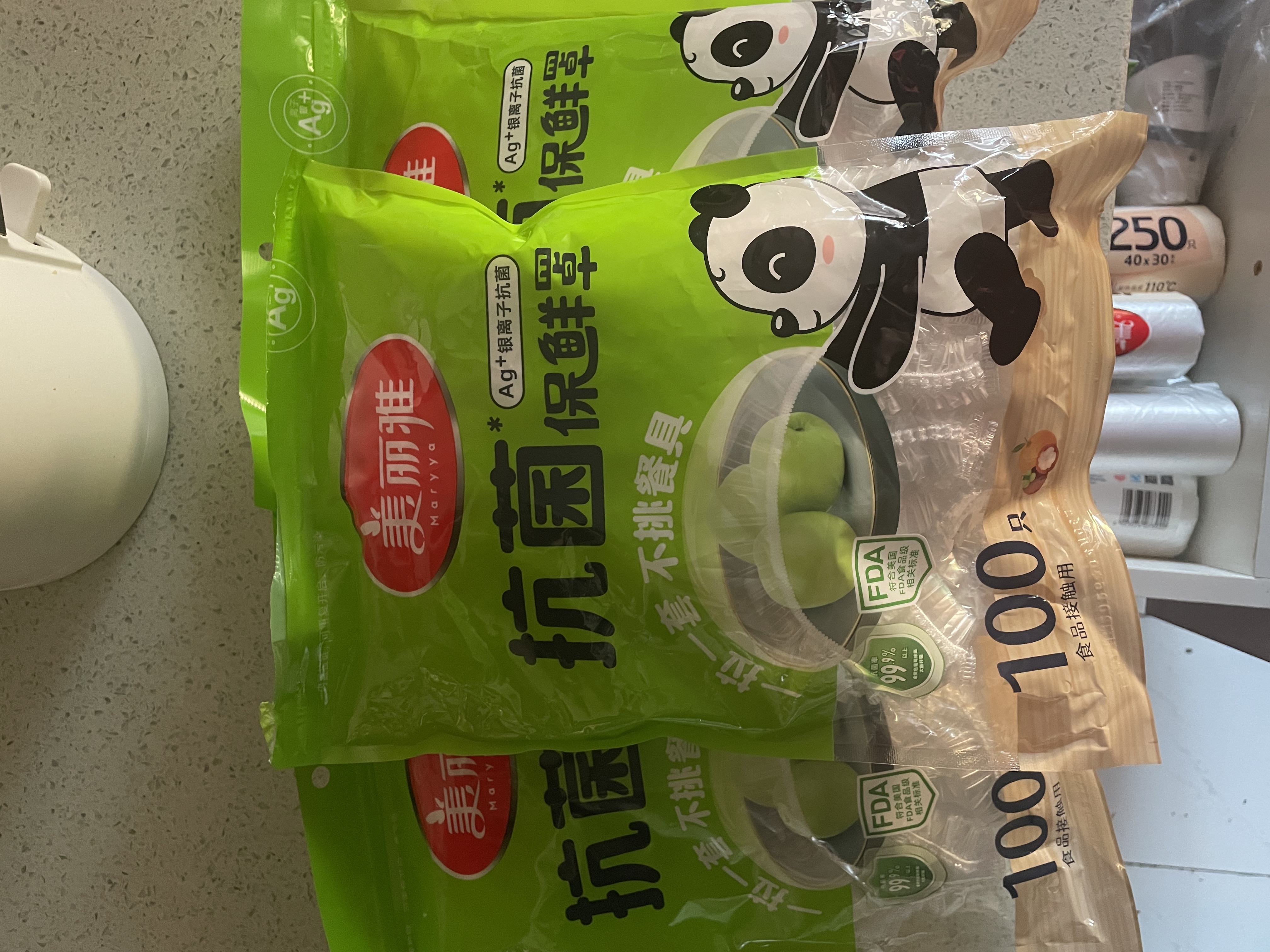 美丽雅保鲜袋密封夹30只装 食品背心塑料袋免打结封口夹 实拍图