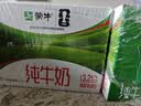 蒙牛全脂纯牛奶1L*6盒 家庭早餐老人儿童奶健身 送礼盒装 实拍图