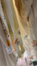 贝瑞加（Babyprints）新生儿连体衣2件装婴儿纯棉内衣薄款四季爬服柔软宝宝哈衣 黄52 实拍图