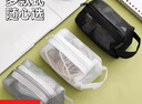 京东物流 万能收纳包迷你网纱收纳袋方形包化妆口红零钱包 黑色白色灰色各1个 实拍图