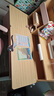 龙承匠人儿童学习桌椅套装J120实木可升降写字书桌中小学生6-18岁课桌椅子 1.2米实木+光谱大路灯+追背椅粉 赠学习大礼包 实拍图