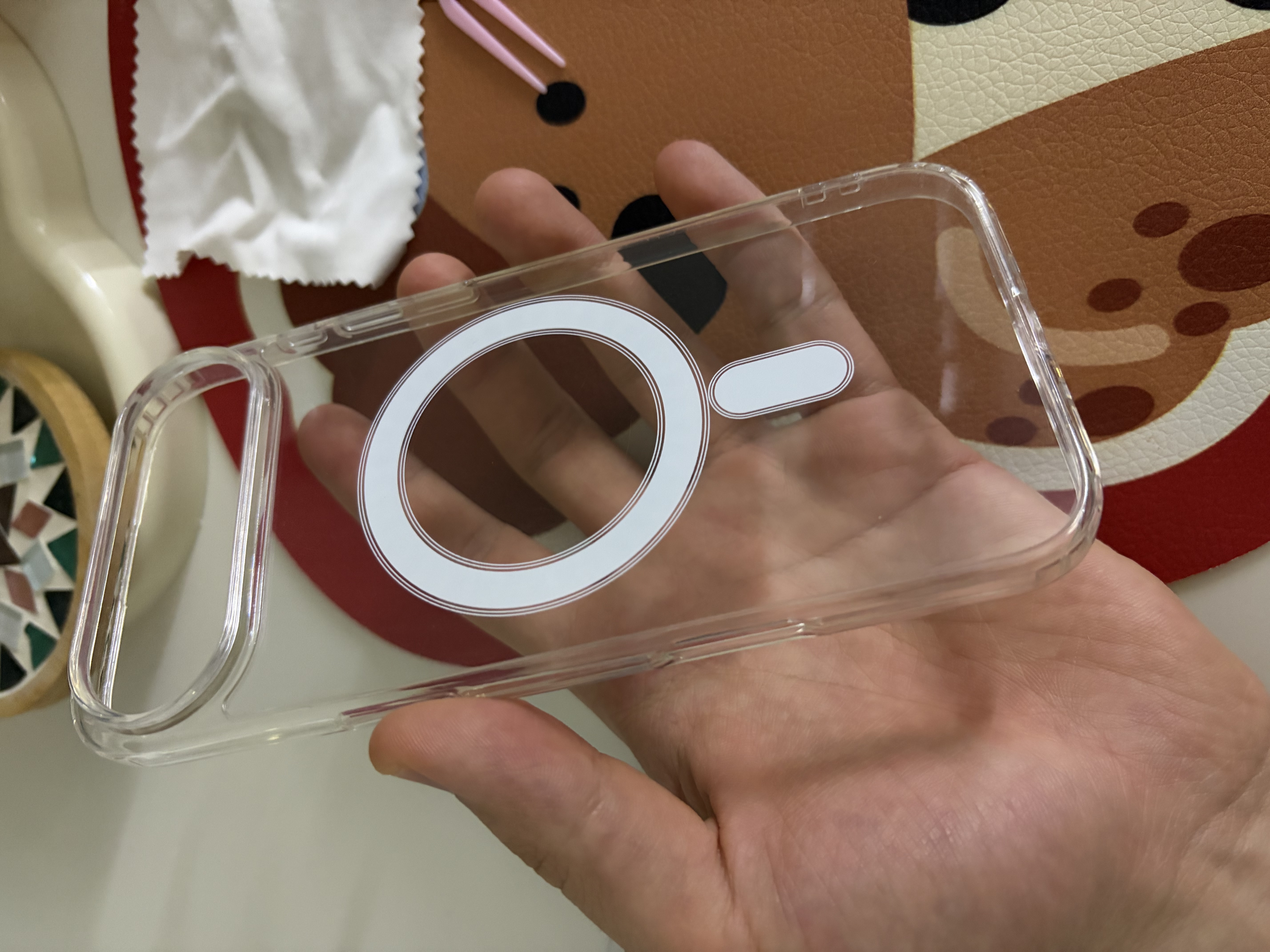 KOOLIFE适用 iPhone Air手机壳保护套 苹果17air手机保护套Magsafe磁吸充电超薄防摔镜头保护简约透明男女 实拍图