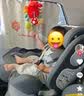 京东京造儿童安全座椅汽车0-6-12岁婴儿宝宝i-Safe双通风 商务舱3.0典雅灰 实拍图