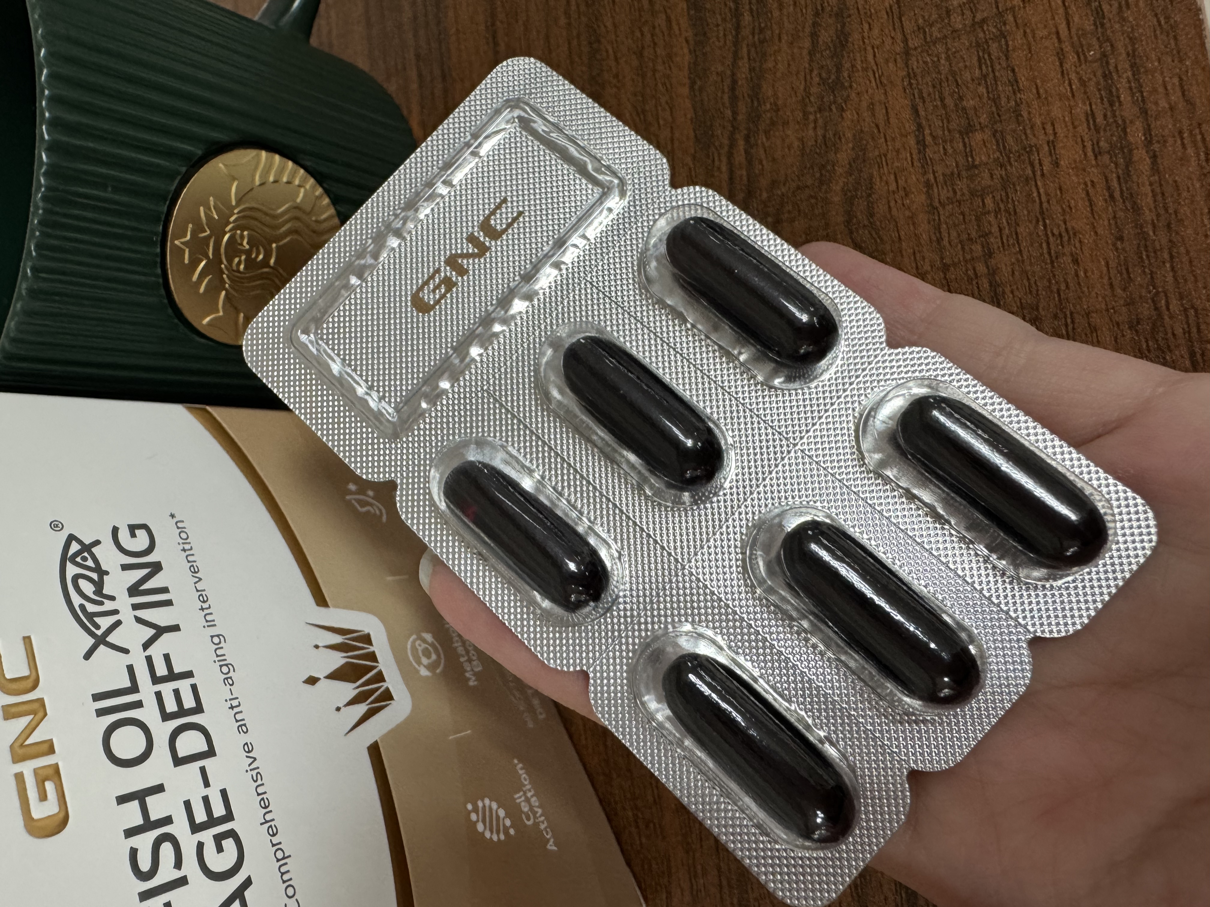 GNC黑珍珠健安喜深海97鱼油omega3女生成人女性麦角硫因pqq亮白 实拍图