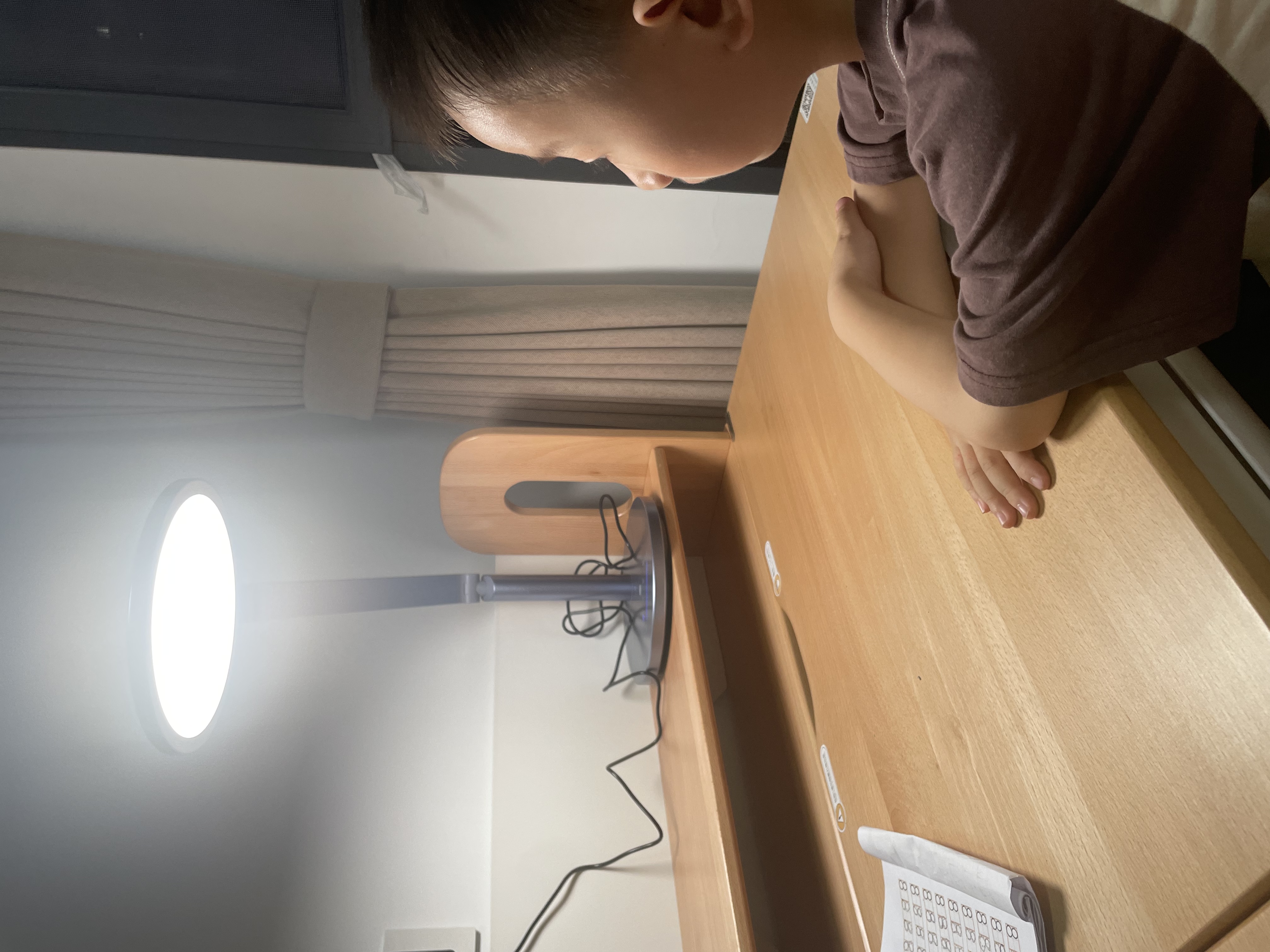 孩视宝护眼台灯学生学习护眼灯防蓝光防近视儿童阅读台灯床头灯OK50-V 实拍图