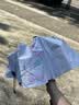 C'mon防晒太阳伞三折晴雨伞遮阳伞女防紫外线upf50+ 闪闪猫三折 实拍图