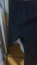 特步运动裤夏秋新款健身跑步裤透气卫裤针织束脚男裤子速干通勤休闲裤 0030梭织平口-夏款-正黑色 S 实拍图
