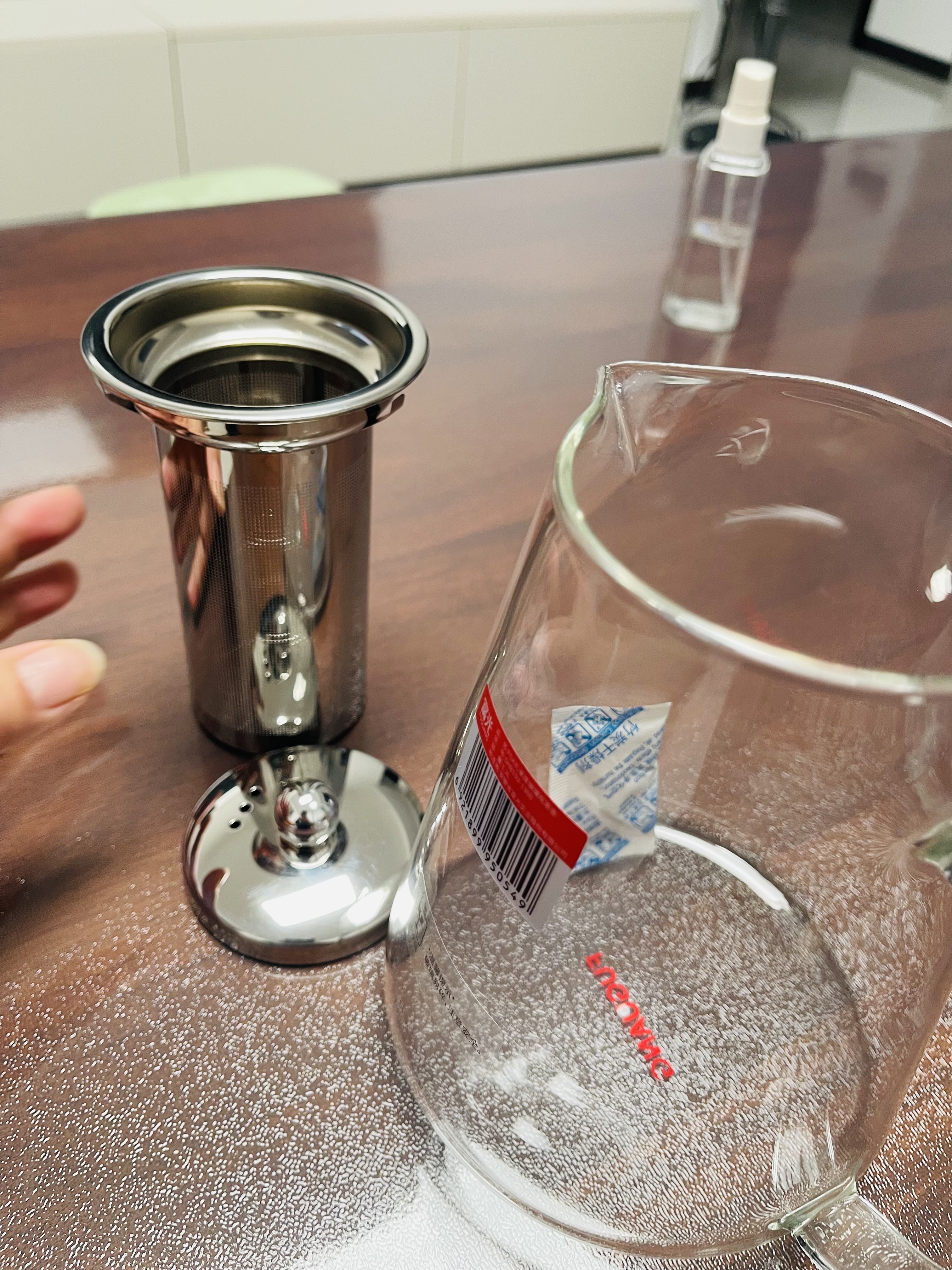富光 茶壶茶水分离玻璃泡茶壶煮茶耐高温带滤网飘逸杯功夫茶茶具 1300ML 实拍图