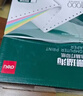 得力（deli）珊瑚海二联三等分可撕边针式打印纸电脑打印纸 彩色(白红)财务发票打印 1000页/箱241-2-1/3CS 实拍图