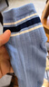 京东京造儿童袜子夏季薄款纯棉男女童学院风中筒透气防滑袜青少年12-18岁 实拍图