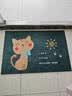 万创浴室地垫软硅藻泥吸水垫卫浴卫生间厕所门口脚垫防滑垫家用入户门 爱洗澡的小猫 40*60cm|吸水黑科技硅藻泥材质 实拍图