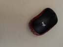 罗技（Logitech）M185鼠标 无线鼠标 办公鼠标 对称鼠标 黑色红边 带无线2.4G接收器 实拍图