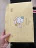 全棉时代婴儿口水巾儿童小毛巾纯棉纱布抗菌防螨面巾30*50cm蓝黄紫3条/盒 实拍图