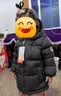保姆鹅 儿童羽绒服宝宝短款加厚白鸭绒外套男童女童保暖防风冬[NG2637] 黑 120 实拍图
