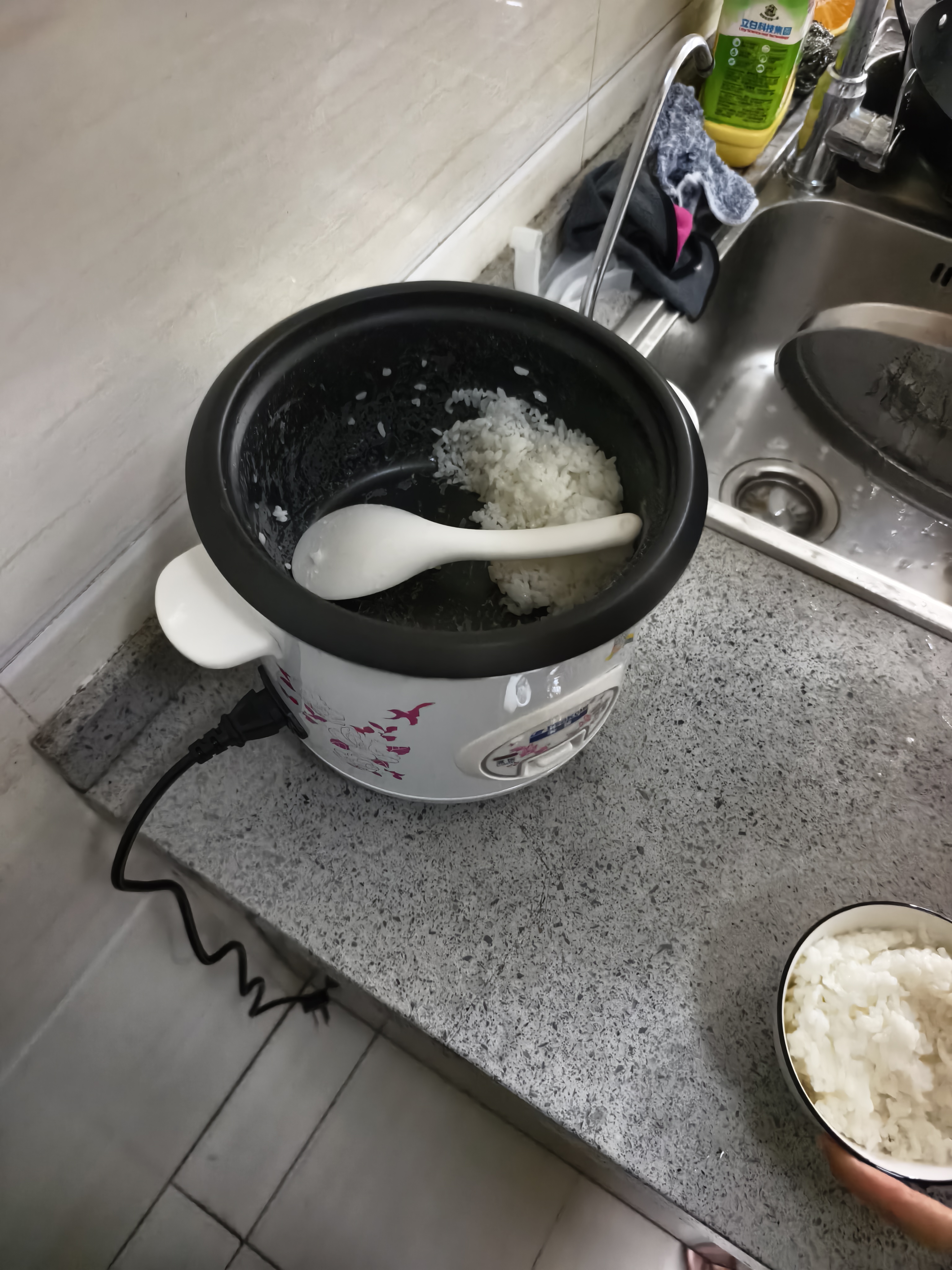 半球（PESKOE） 电饭锅电饭煲 蒸煮电锅 宿舍可用 直身煲电饭锅电煮锅家用便携操作简单电饭煲 不沾内胆+蒸屉（适用1-3人） 2L 实拍图