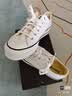 匡威（Converse）All Star Lift夏季经典厚底鞋小白鞋帆布鞋560251C 560251C/白色 （推荐选大半码） 37 实拍图